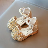 TODDLER Baby Girls Sandals Pearl Sequin Rhinestone Bow Princess Cipele Plesne cipele Ljeto Nelišta