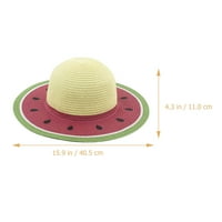 Hat Slamna haljina suncobran Havajski omačav slamčova maternica široko zaštita kapice Ležerne ljetne šešire