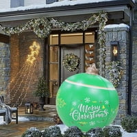Heiheiup božićni ukrasi Božićne kuglice na otvorenom atmosferu na napuhavanje na napuhavanje za kućne
