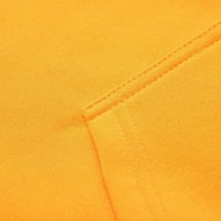 Wavsuf ženske dukseve pulover čišćenja ispisane jeseni žuti vrhovi veličine s
