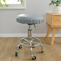 Poklopac stolice, vodootporan okrugli PU kožni rastezljiv ogrtač elastičnog sjedala, poklopac sjedala, za salon, bar, dom
