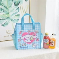 Kawaii Sanrio My Melody Hello Kits CinnaMoroll Kuromi Prijenosna izolirana ručak Torba iz crtane torbe