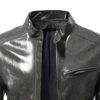 Petort muške jakne za muške odjeće i kapute dugi rukav topli sirač crni, 2xl