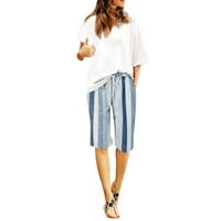Žene Ležerne prilike navodnici Elastični struk Ljeto Slatke kratke hlače za plažu sa džepovima Životivne