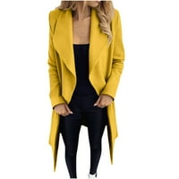 PBNBP modni ženski zavoj kaput kardigan zimski čvrsti dugi rukav odjeću