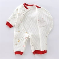 Baby Girl Boy Bunny Kalendar Kineska nova godina Oneted Debeli topli kimono tang odijelo Crveni dugi