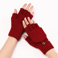 Zimske pletene kamenske rukavice bez prstiju vunene rukavice Termalne rukavice Unisex