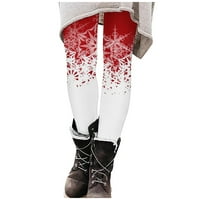 Silene gamaše za žene zimske božićne tople tajice plus veličine sniježne hlače obložene termalne odjeće