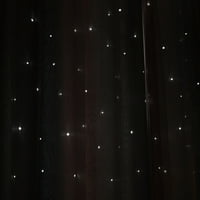 Zavjese Jednostavni gradijentni izdubljeni zvjezdani uzorak Dvostruki sloj Blackout Spavaća soba za zavjesu izolacije dnevnog boravka