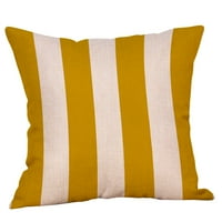 Kućni dekor čišćenje senf jastuk pokrivač žuti bacaj plitokaste