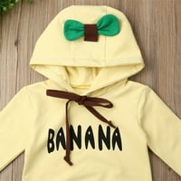 Canrulo novorođenče djeca djevojačka dječaka Slatka banana odijelo za kombinezon za prijevoz robnog