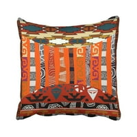 Tribal Afrički apstraktni apstrakcija Afrika Američki umjetnički kontinuitetni jastuk jastuk na poklopcu