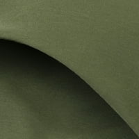 Ženske teretne hlače Ležerne prilike sa dnevnim boravke elastične struke sa džepovima, vojska zelena,
