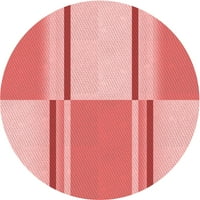 Ahgly Stroj firme prati u zatvorenom okrugli tranzicijske pastelne pastelne ružičaste prostirke, 3 'runda