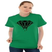 Dijamantni kappiranje modne girly muške grafičke majice Tees Brisco brendovi 2x