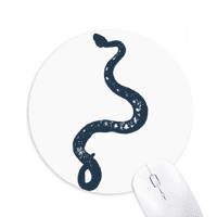 Životinjska crna zmija skica uzorak miša Pad udoban igara uredski mat