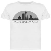 Auckland Skyline Silhouette Majica Muškarci -Mage by Shutterstock, muški mali