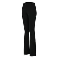 Leesechin Hlače za ženske hlače za čišćenje visokog elastičnih visokog struka pantalone tanke joge hlače