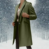 Symoid Womens Blazercoats & Jackets - Modna žena Majica s dugim rukavima Jesen Otvoreno Prednja labava