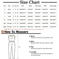 Cacomomrkark Pi ženski vrhovi plus veličine čišćenja za žene V-izrez bluza kratkih rukava kratke hlače