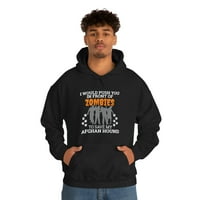 Gurnite vas ispred zombija Sačuvaj Afganistanskog pasa Dog Unise Hoodie S-5XL