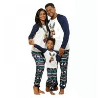 Porodica Valcatch Usklađivanje božićne pidžame setovi dugih rukava Ležerne prilike za spavanje u okruglom