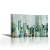Skyline - Savremena likovna umjetnost Giclee na platnu Galerija - zidni dekor - umjetničko slikarstvo
