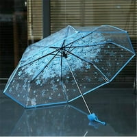 Prozirni čisti kišobran kišobran plavi promotivni proizvodi za čišćenje