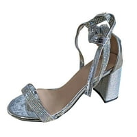 Giligiliso sandale Drdrill gruba peta visoka peta sa izloženim prodajom ženskih sandala