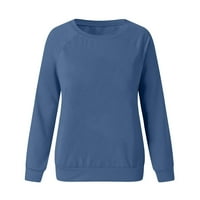 Qwertyu pulover dukseri za žene labave fitnes dugih rukava pulover lagane prevelike žene plus veličina