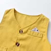 Setovi odjeće za Toddleru za tinejdžerske dječake s dugim rukavima cvjetni otisci majica TOPS prsluk za kaput hlače dijete dječje odijelo za djecu