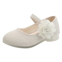 Dječja kožna cipela modna biserna velika cvjetna djevojka male kožne cipele za djecu princeza cipele