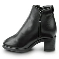 MA Reno, ženski, crni, demi čizme u stilu mekanog klizača otporna na radnu cipelu