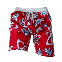 Hanas muške hlače Muške ljetne suhe čipke čipke za čipke za plažu surf kratke hlače casual trunks crveni