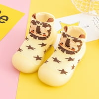 Wofedyo Baby Essentials Kids Toddler Baby Boys Girls Solid Topli pleteni mekani jedini gumeni cipele čarape Sliper čarapa za bebe čarape