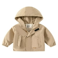 Niuer Kids Jacket Solid Boolos Dukseri s dugim rukavima Kardigan labavi kaput sa kapuljačom kapuljača