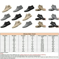 TENMI Muškarci Ankete za plijene Ručno šivanje stanova čipke čizme čizme Fau kožne casual cipele muške nesile sive, čvrste boje 8.5