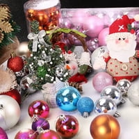 Božićna kugla osjetljiva za više sjaja za ponovni sjaj Xmas Dr. Decor Privjesak za kuglice Kućni dekor Purple