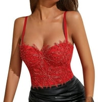 Trendy sitni vrhovi ženske korzet Top Bustier Corset TOP SOFTING Corset tenk TOP SUSPENDER TOP SOLID