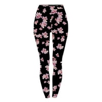Ženske joge gamaše hlače Ljeto popust Prodaja modne zvijezde cvjetni ispis prozračan visoki elastični