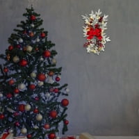 Božićna svjetla Božićni rattan naopako naopako zidni viseći vrata Viseći ukras restorana Božićna ukrasa
