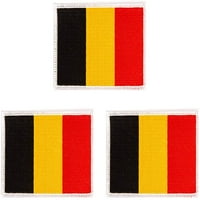 Belgija Belgijska zastava Patchl Bulk 3.5WX2.25H Državno željezo na šivanju vezene taktičke torbe za