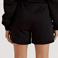 Hlače za vježbanje Žene Ljetne kratke hlače Elastični pojačani džepovi kratke hlače Runnin Hotsas Loose