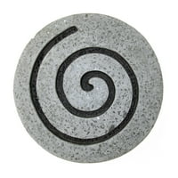 Sandstone Fino polirani okrugli zidni dekor sa dizajnom staklenog kruga - pakovanje