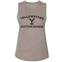 Yellowstone Dark logo Pepeonski ženski tenk mišića vrhunska majica
