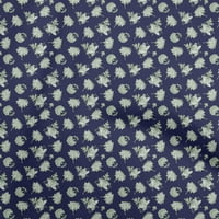 Onuone poliesterske spande plave tkanine jakobuan cvjetni quilting potrošni materijal Ispisuje šivanje