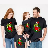 Božić Grinch jedinstveni print Obiteljske majice Božićni poklon vrhovi Porodični vrhovi Veličina XS-5XL