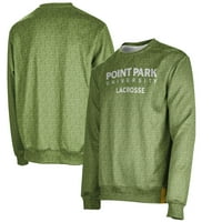 Muški zeleni point park Pioneers Lacrosse Ime Drop Crewneck Pulover Duweathirt