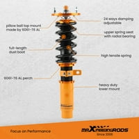 Maxpeedingrods Coilove setovi za BMW Z 02- adj. Zaklopke Amortizer Struts Coilovers Odgovara: 2003-