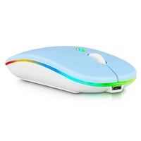 U lagana tastatura i miš sa pozadinom RGB svjetlo, višestruko tanka punjiva tastatura Bluetooth 5. i